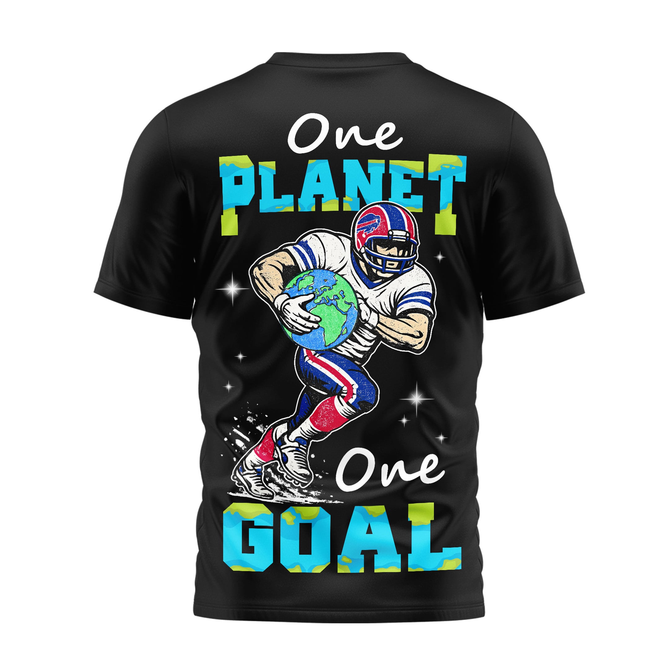 Buffalo Bills | Premium NFL x Earth Day 3D Shirt - Image 3