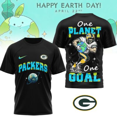 Green Bay Packers | Premium NFL x Earth Day 3D Shirt