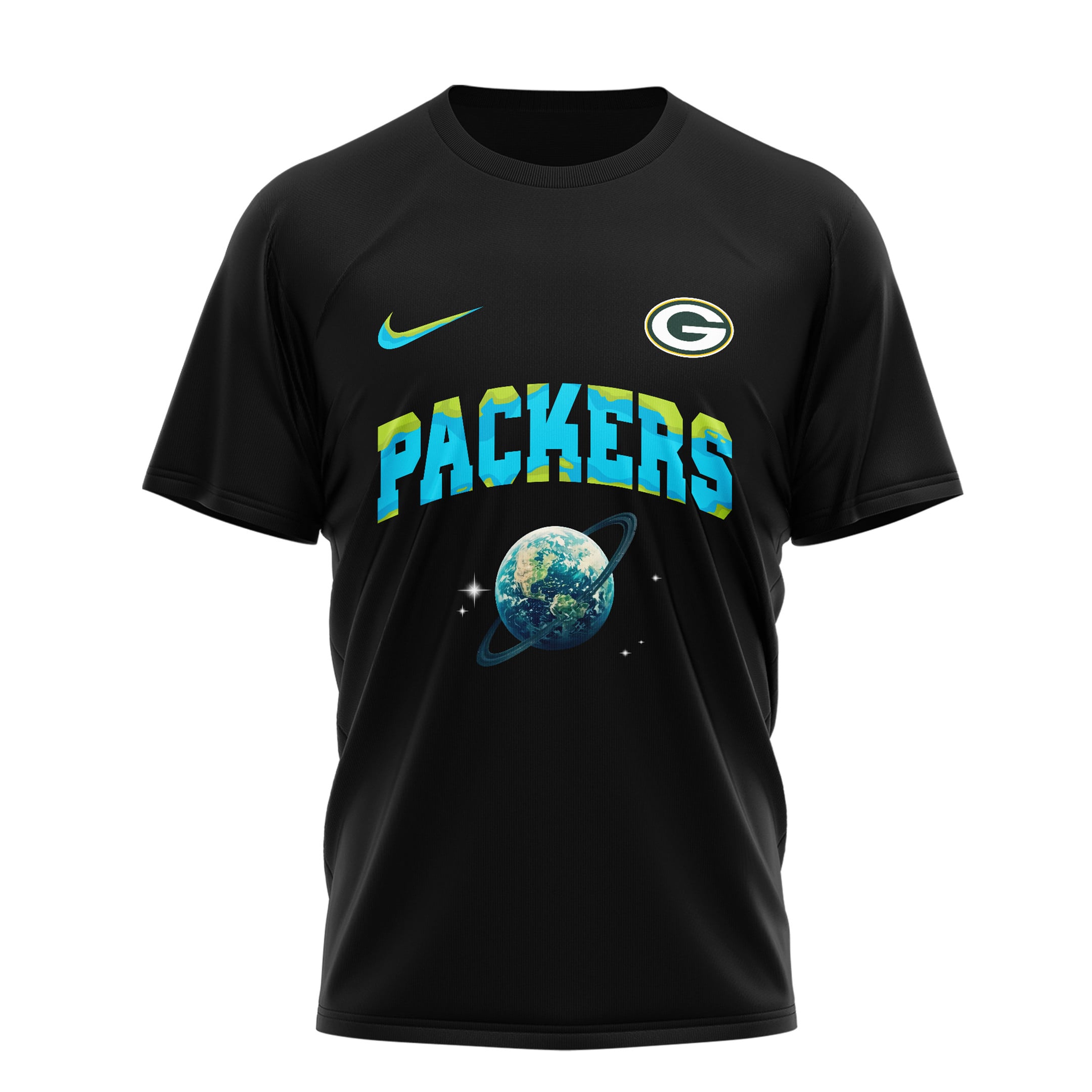 Green Bay Packers | Premium NFL x Earth Day 3D Shirt - Image 2