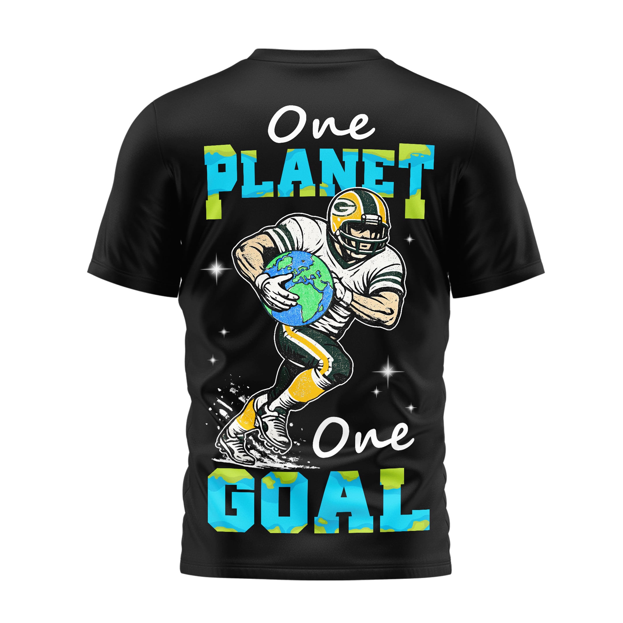 Green Bay Packers | Premium NFL x Earth Day 3D Shirt - Image 3