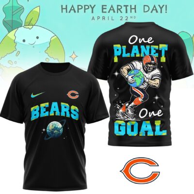 Chicago Bears | Premium NFL x Earth Day 3D Shirt