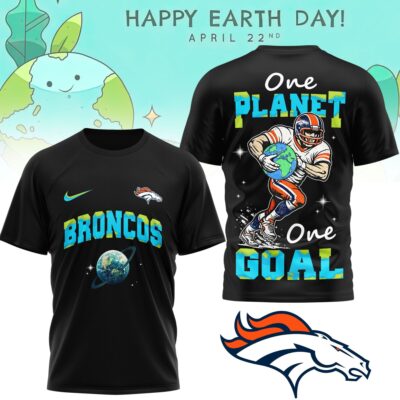Denver Broncos | Premium NFL x Earth Day 3D Shirt