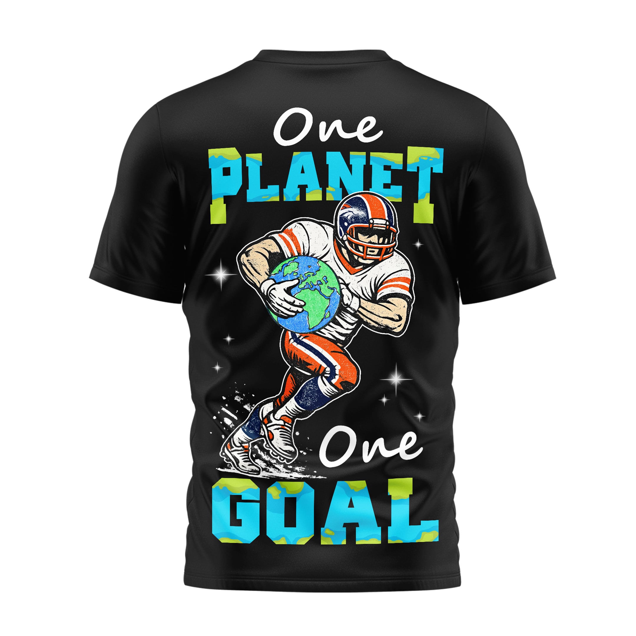 Denver Broncos | Premium NFL x Earth Day 3D Shirt - Image 3