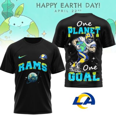 Los Angeles Rams | Premium NFL x Earth Day 3D Shirt