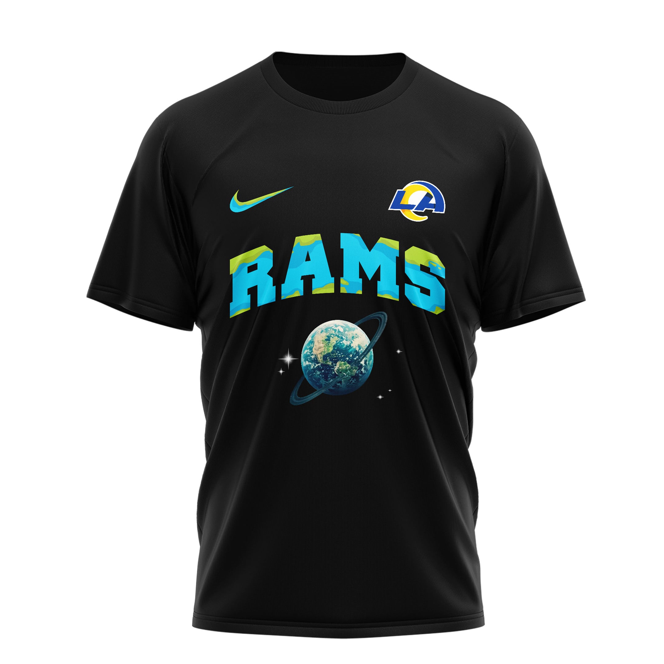 Los Angeles Rams | Premium NFL x Earth Day 3D Shirt - Image 2