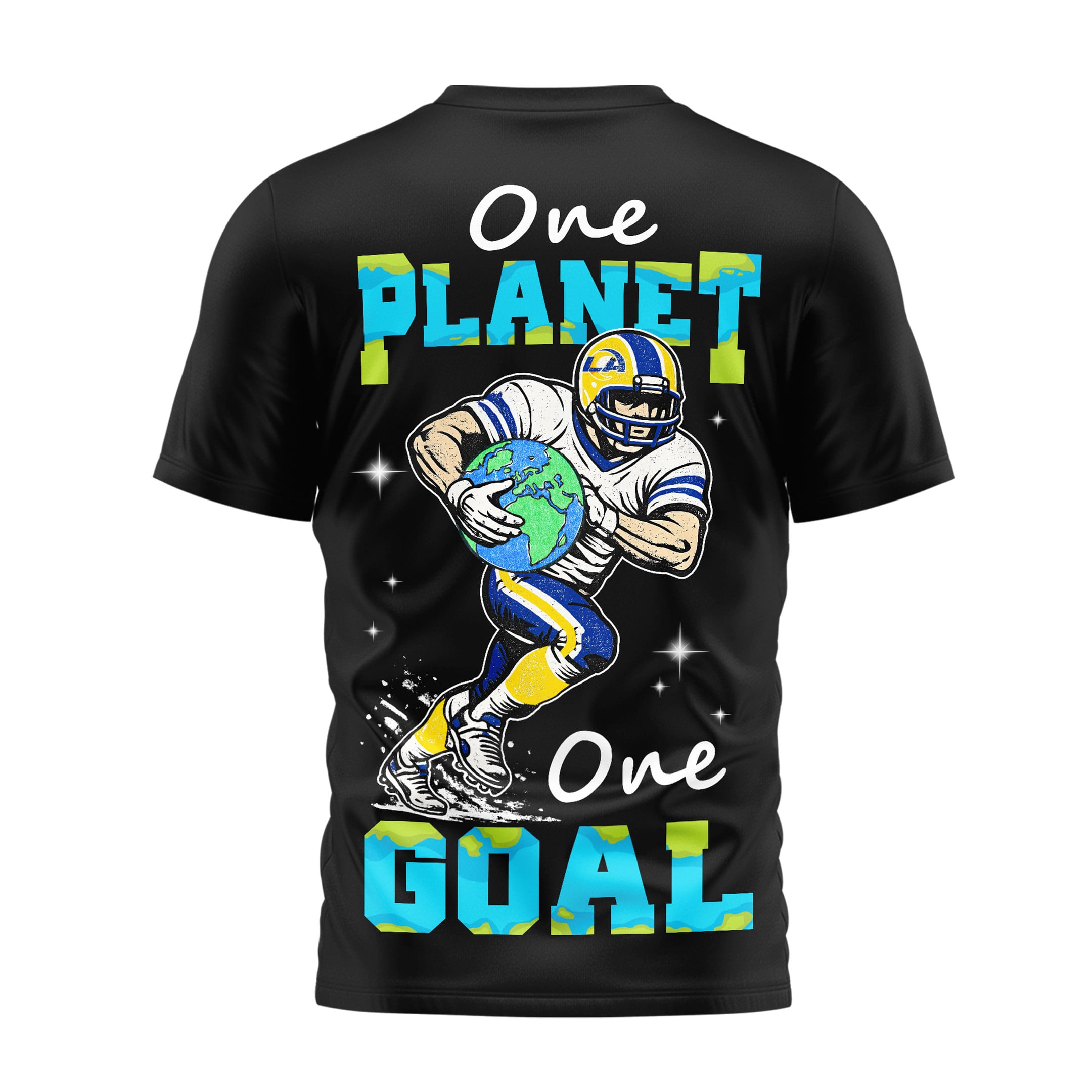 Los Angeles Rams | Premium NFL x Earth Day 3D Shirt - Image 3
