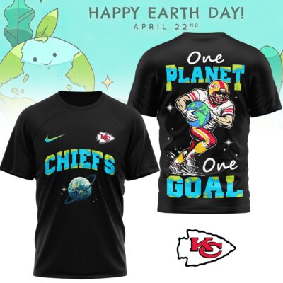 Kansas City Chiefs | Premium NFL x Earth Day 3D Shirt