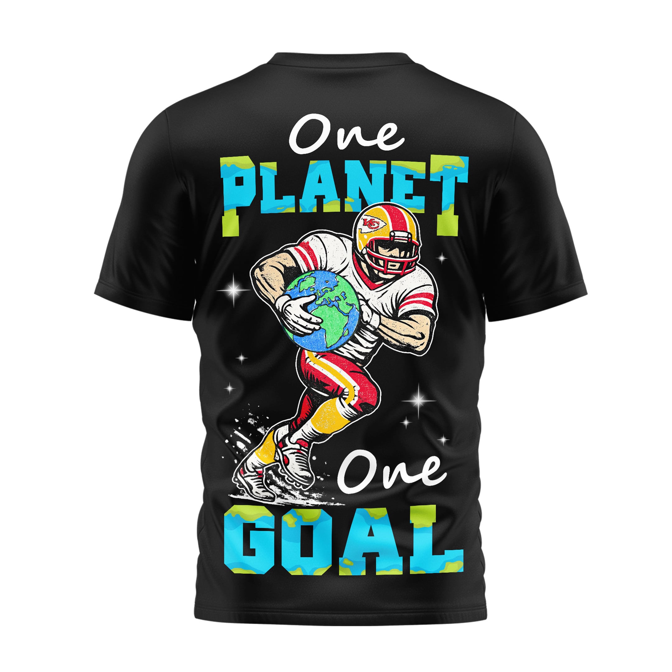 Kansas City Chiefs | Premium NFL x Earth Day 3D Shirt - Image 3