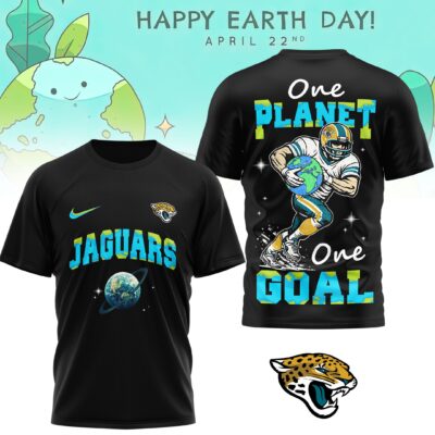 Jacksonville Jaguars | Premium NFL x Earth Day 3D Shirt