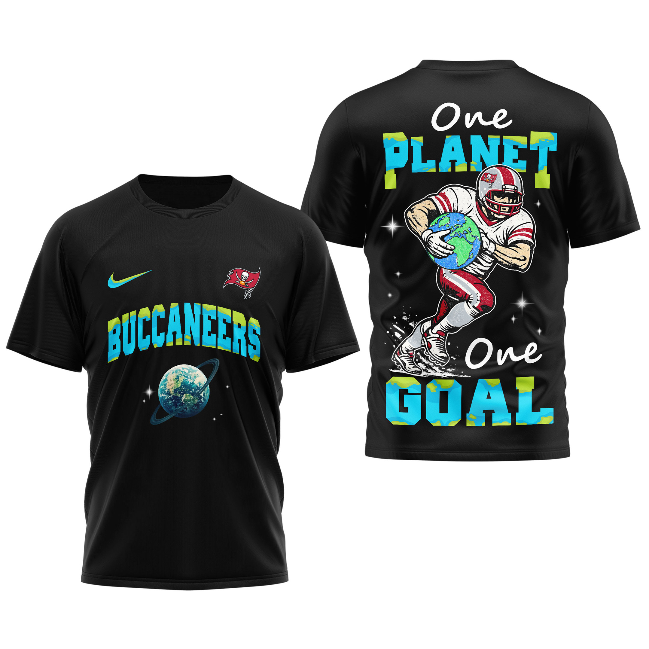 Tampa Bay Buccaneers | Premium NFL x Earth Day 3D Shirt - Image 4