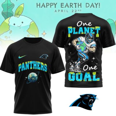 Carolina Panthers | Premium NFL x Earth Day 3D Shirt