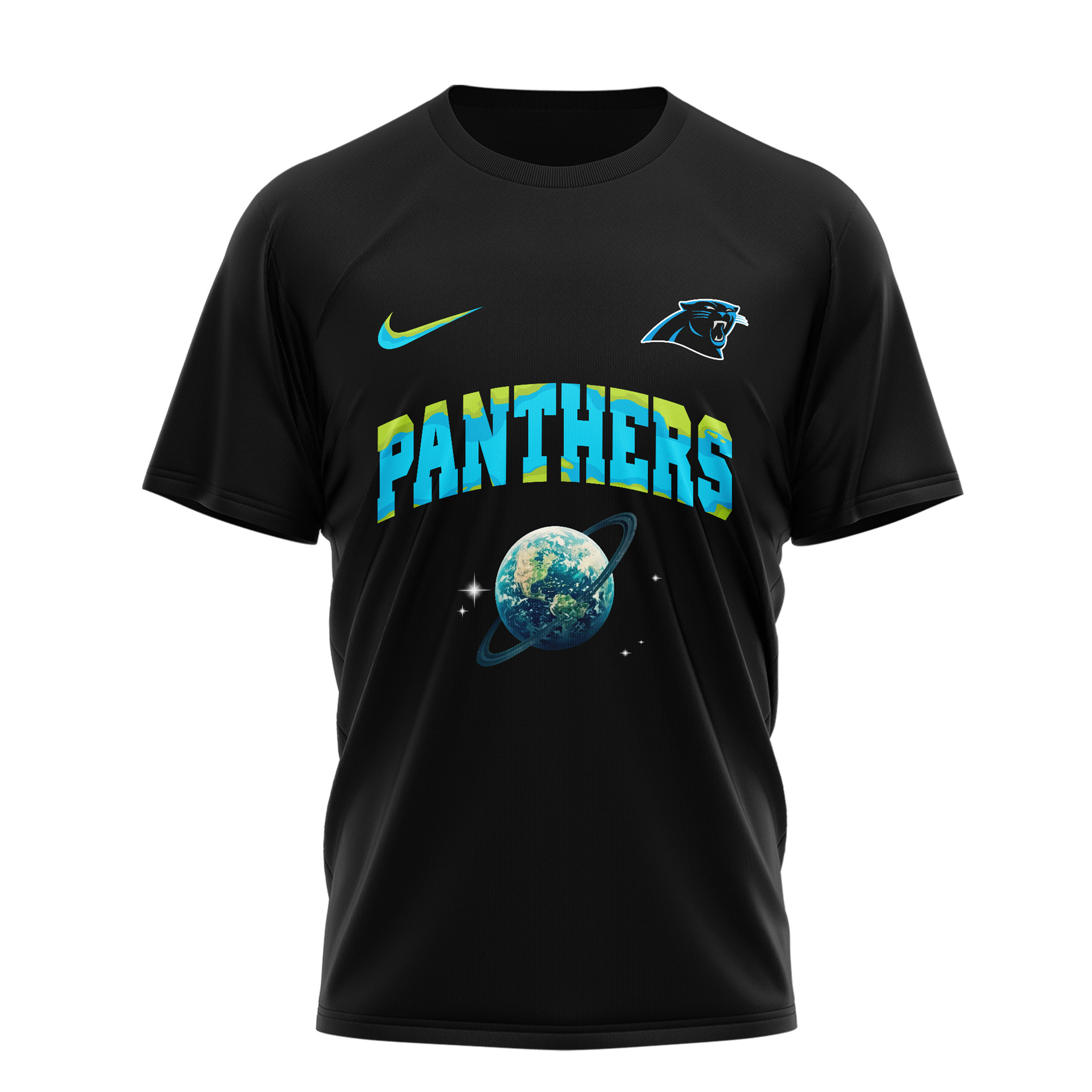Carolina Panthers | Premium NFL x Earth Day 3D Shirt - Image 2