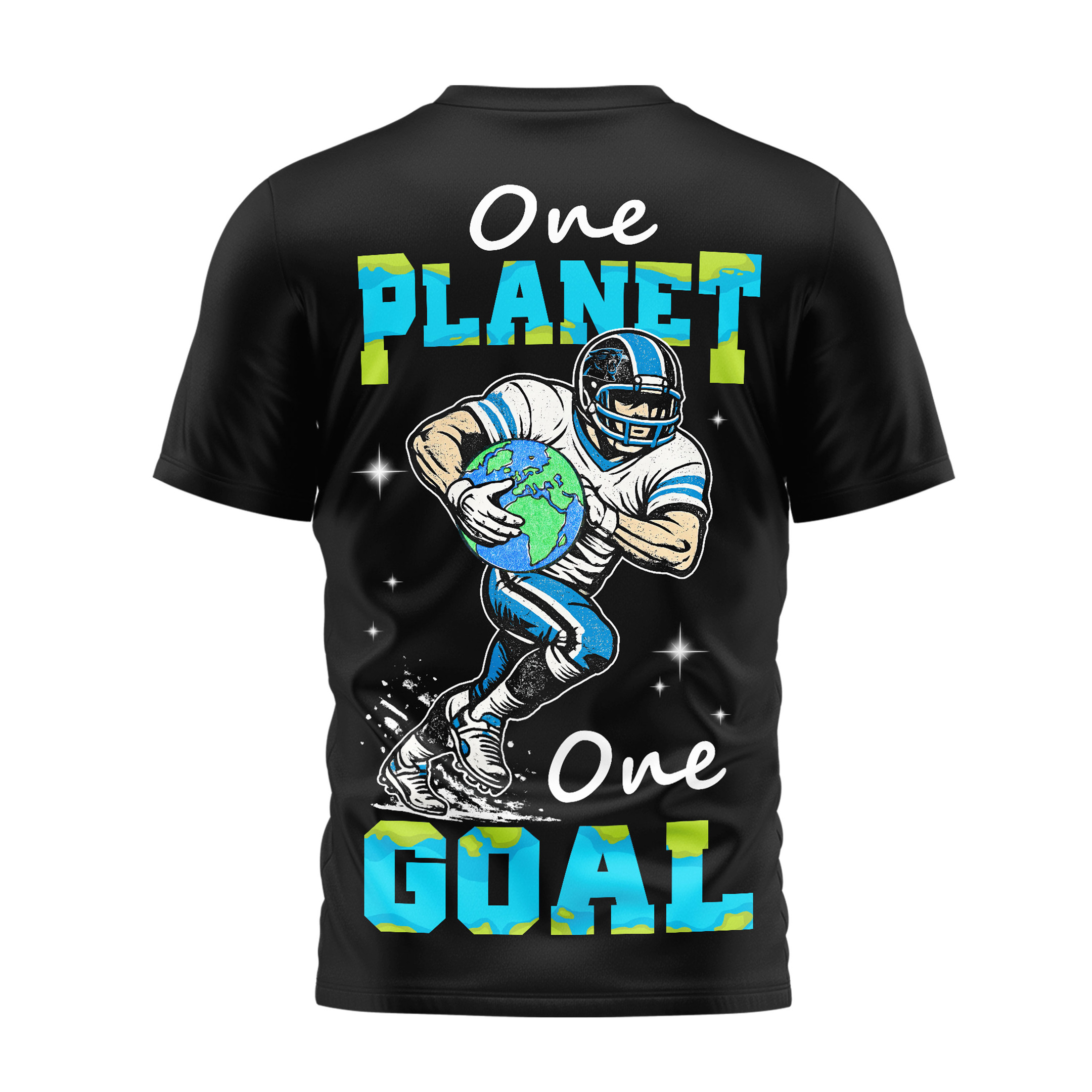 Carolina Panthers | Premium NFL x Earth Day 3D Shirt - Image 3