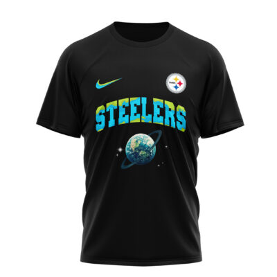 Alternative view of Pittsburgh Steelers | Premium NFL x Earth Day 3D Shirt