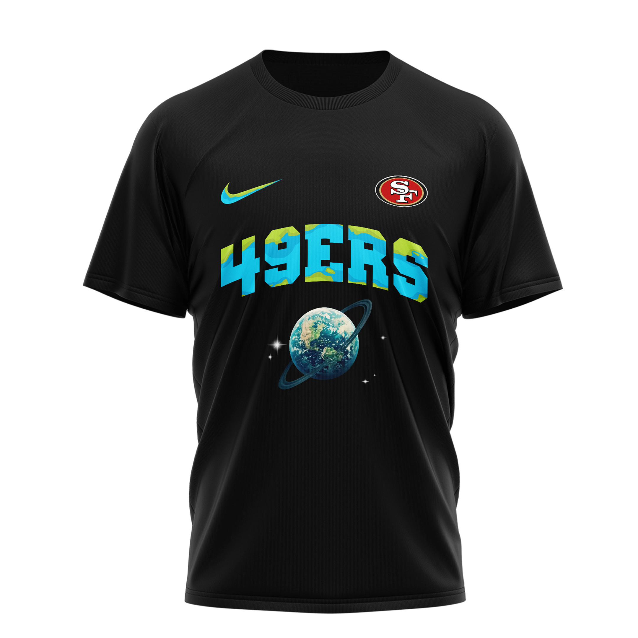 San Francisco 49ers | Premium NFL x Earth Day 3D Shirt - Image 2