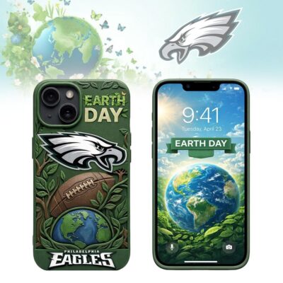 Philadelphia Eagles | Premium NFL Earth Day Phonecase
