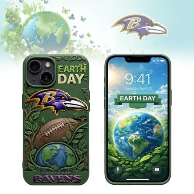Baltimore Ravens | Premium NFL Earth Day Phonecase