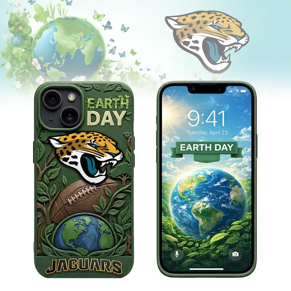 Jacksonville Jaguars | Premium NFL Earth Day Phonecase