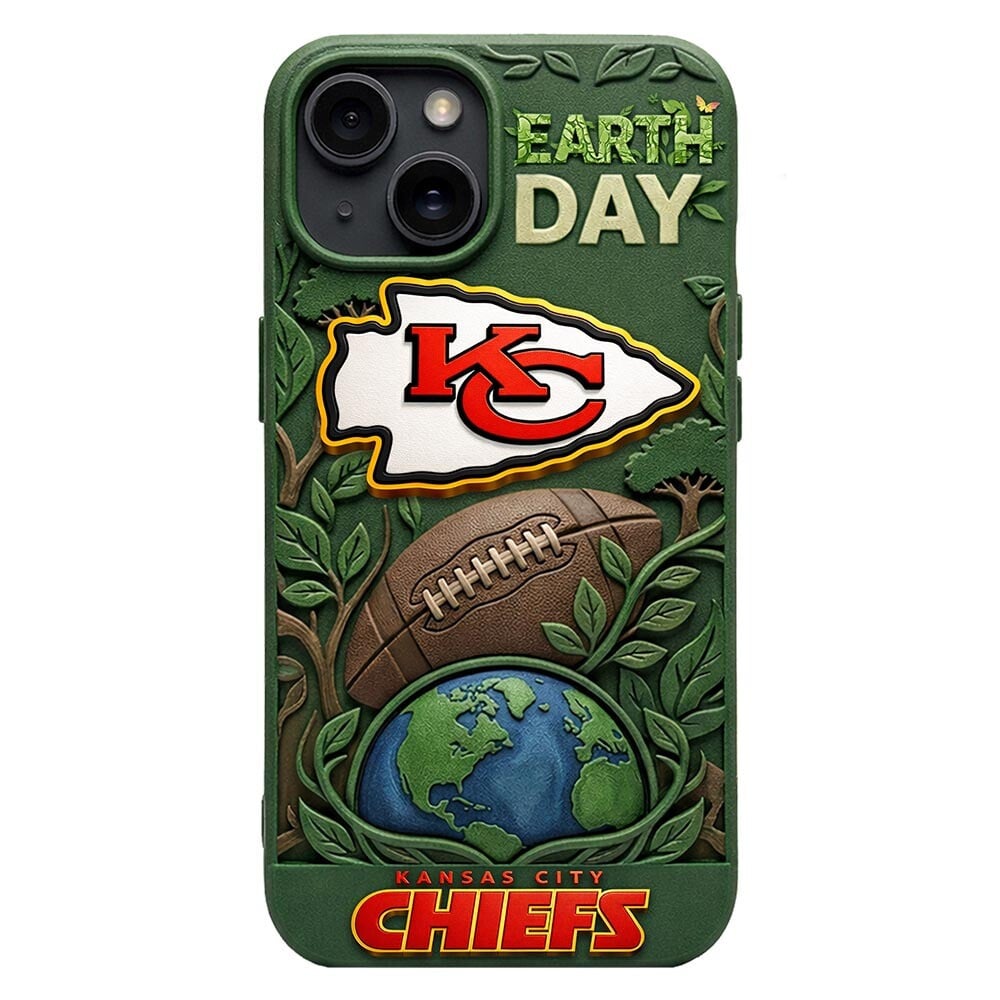 Kansas City Chiefs | Premium NFL Earth Day Phonecase - Image 2