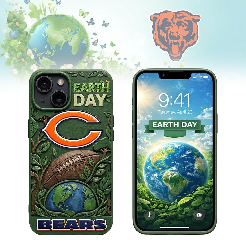 Chicago Bears | Premium NFL Earth Day Phonecase