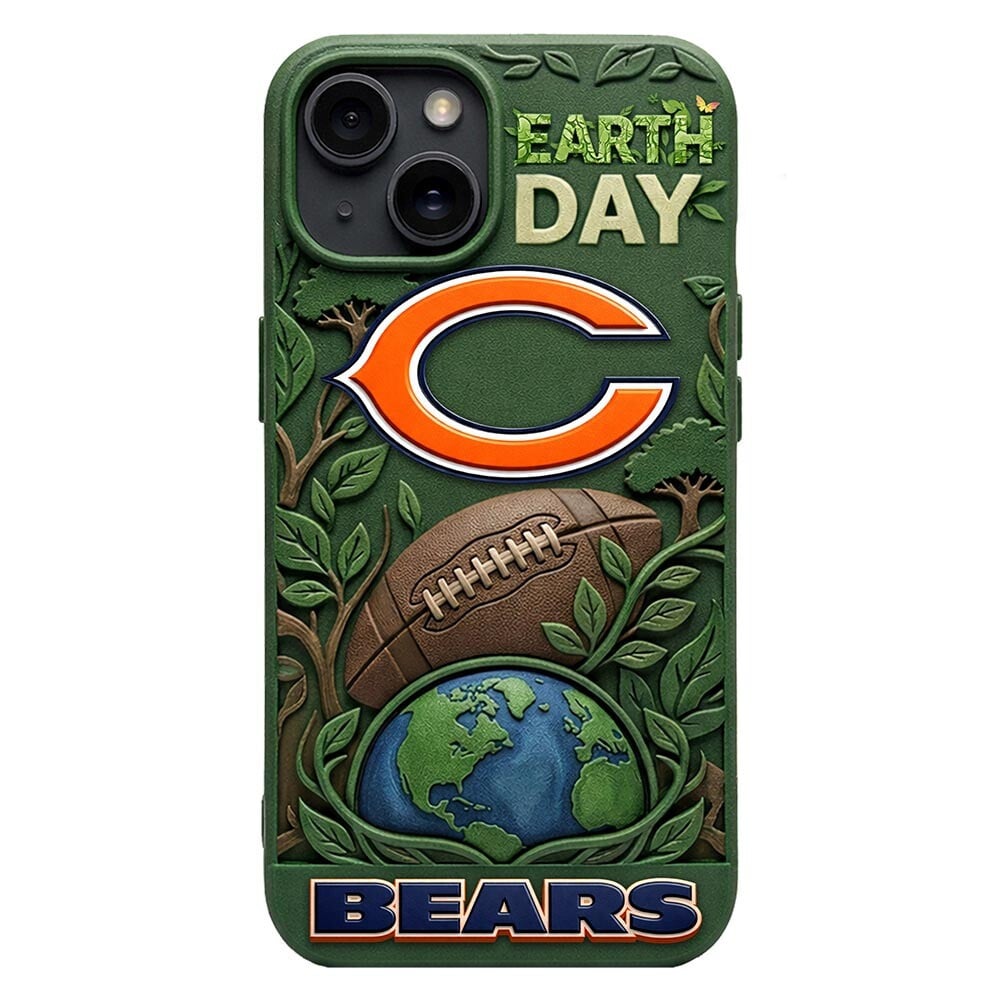 Chicago Bears | Premium NFL Earth Day Phonecase - Image 2