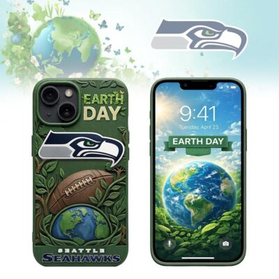 Seattle Seahawks | Premium NFL Earth Day Phonecase