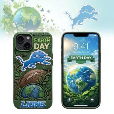 Detroit Lions | Premium NFL Earth Day Phonecase