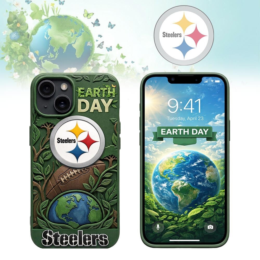 Pittsburgh Steelers | Premium NFL Earth Day Phonecase