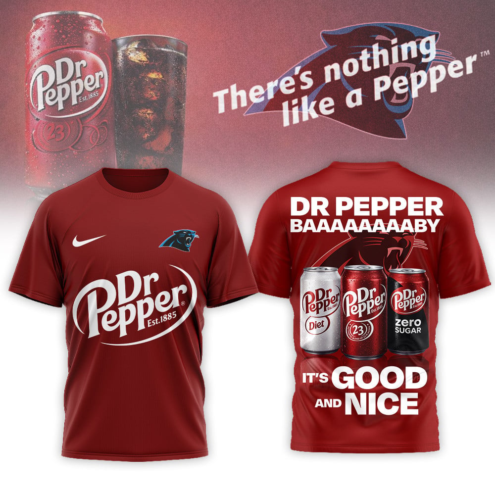 Carolina Panthers | Premium NFL Dr Pepper 3D Shirt