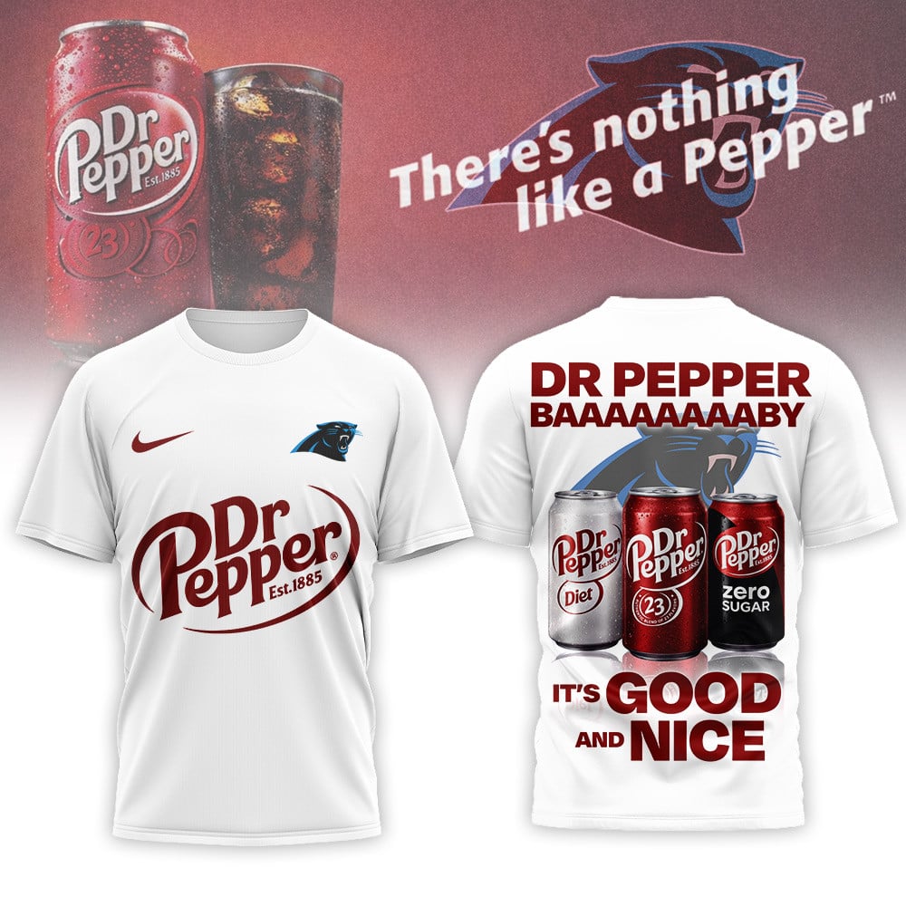 Carolina Panthers | Premium NFL Dr Pepper 3D Shirt - Image 2