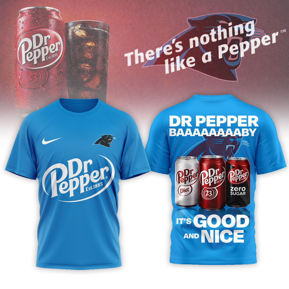 Carolina Panthers | Premium NFL Dr Pepper 3D Shirt - Image 4