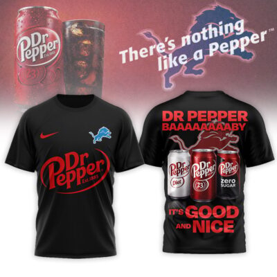 Detroit Lions | Premium NFL Dr Pepper 3D Shirt