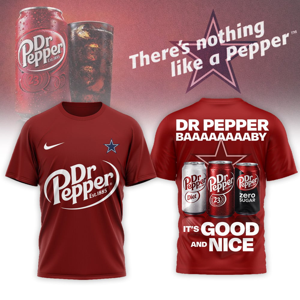 Dallas Cowboys | Premium NFL Dr Pepper 3D Shirt
