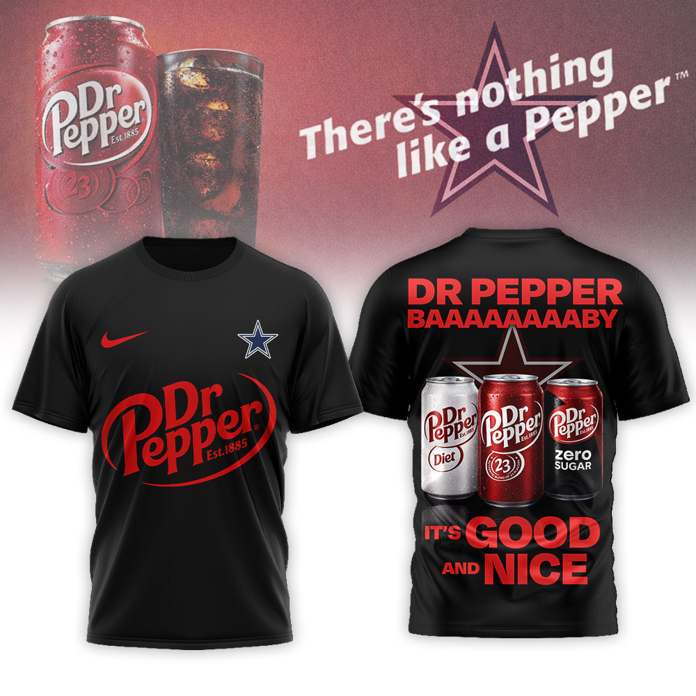 Dallas Cowboys | Premium NFL Dr Pepper 3D Shirt - Image 3