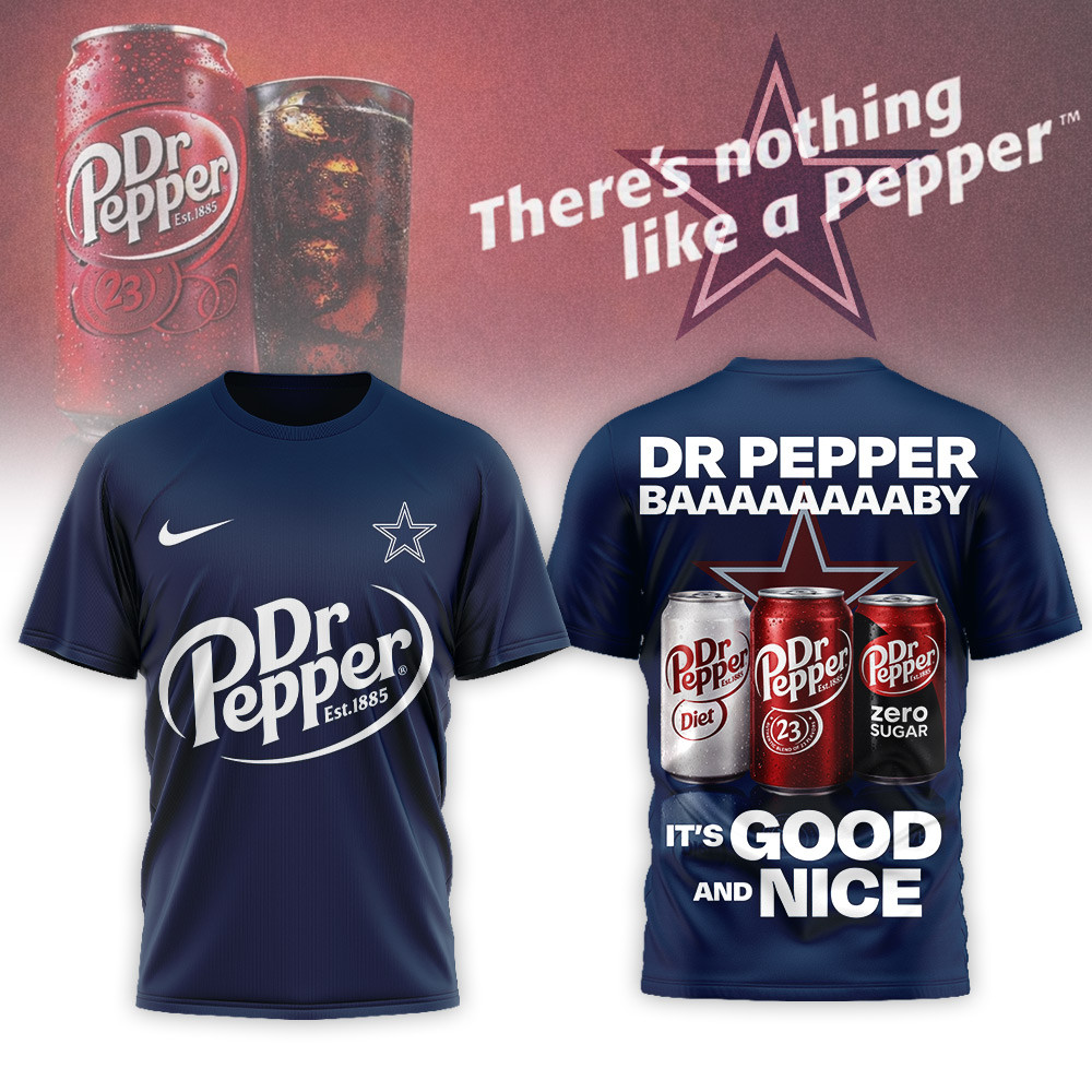 Dallas Cowboys | Premium NFL Dr Pepper 3D Shirt - Image 4