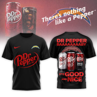 Los Angeles Chargers | Premium NFL Dr Pepper 3D Shirt