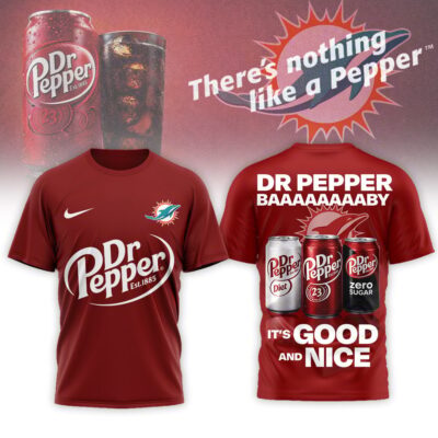 Miami Dolphins | Premium NFL Dr Pepper 3D Shirt