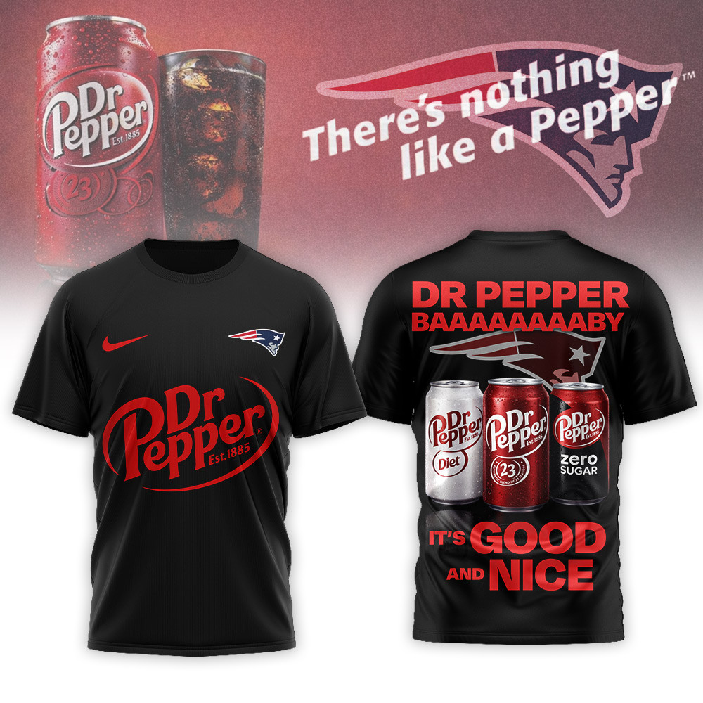 New England Patriots | Premium NFL Dr Pepper 3D Shirt - Image 3