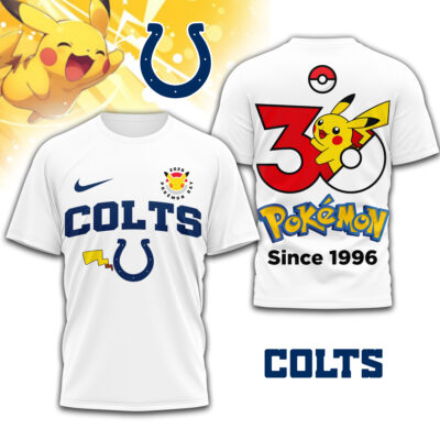 Indianapolis Colts | Premium NFL Pokemon 30th Anniversary 3D Shirt