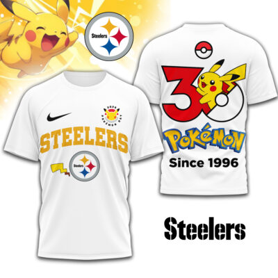 Pittsburgh Steelers | Premium NFL Pokemon 30th Anniversary 3D Shirt