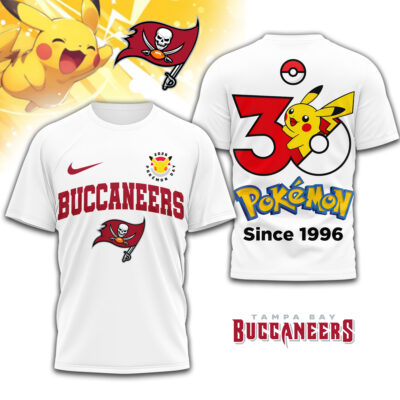 Tampa Bay Buccaneers | Premium NFL Pokemon 30th Anniversary 3D Shirt