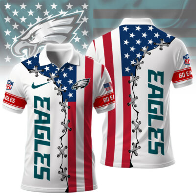 Philadelphia Eagles | Premium NFL Freedom American Polo - XL