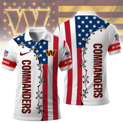 Washington Commanders | Premium NFL Freedom American Polo