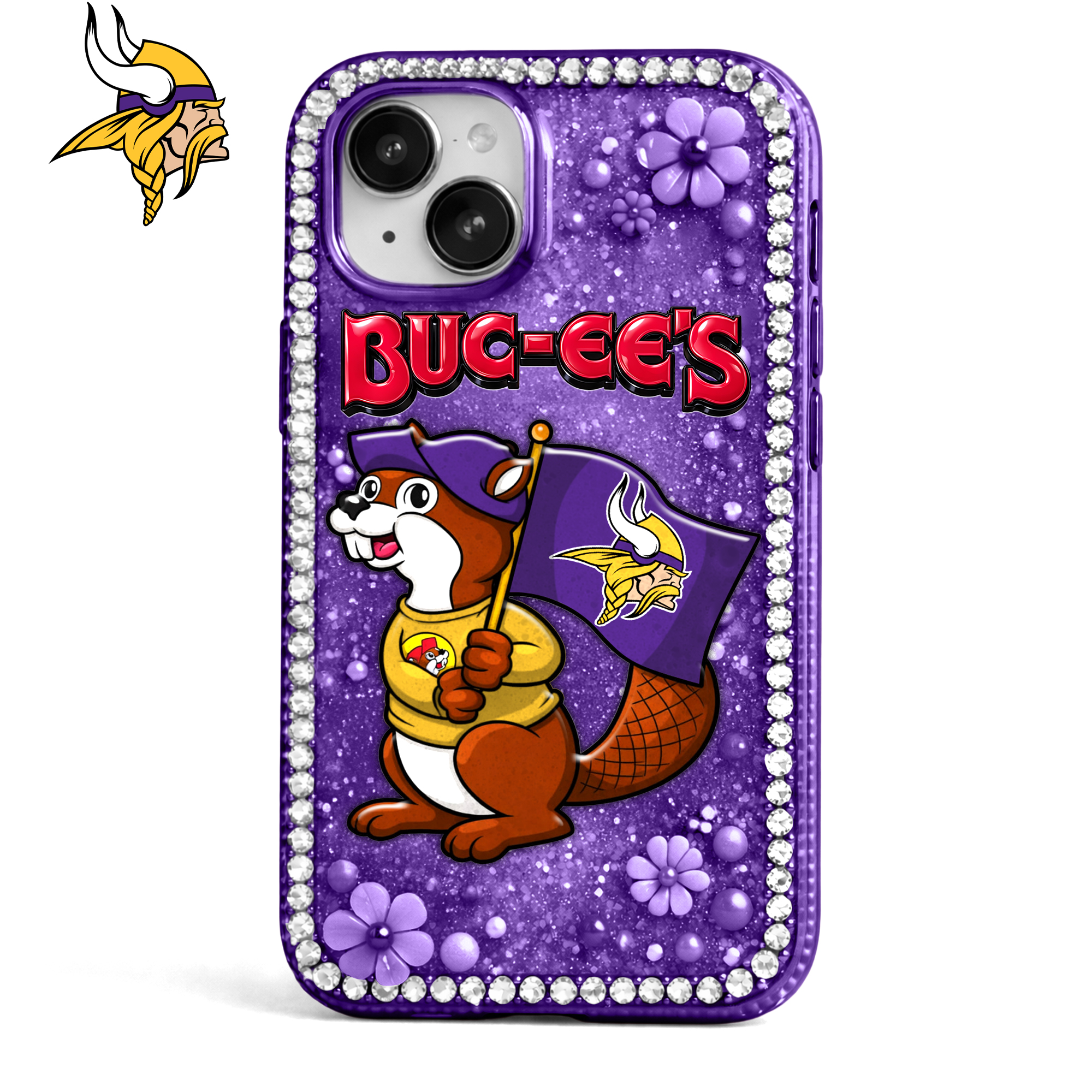 Minnesota Vikings | Premium NFL Buc-ees Fan Luxury Phone Case - Image 2