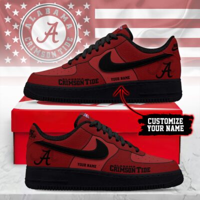 Alabama Crimson Tide | Premium NCAA Custom AF1 Shoes