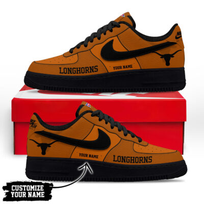 Alternative view of Texas Longhorns | Premium NCAA Custom AF1 Shoes