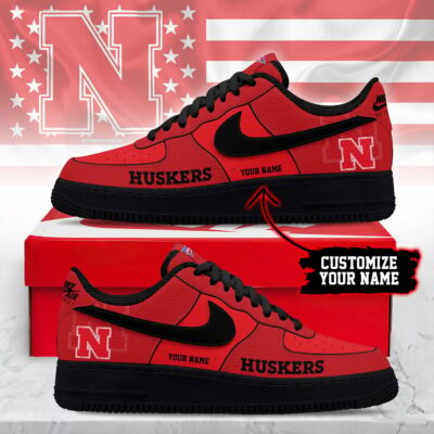 Nebraska Cornhuskers | Premium NCAA Custom AF1 Shoes