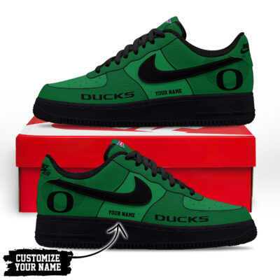 Alternative view of Oregon Ducks | Premium NCAA Custom AF1 Shoes