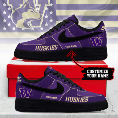 Washington Huskies | Premium NCAA Custom AF1 Shoes