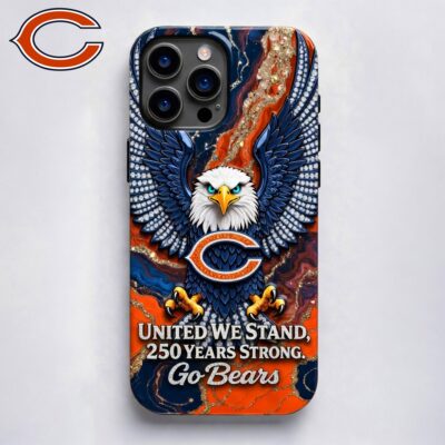Chicago Bears | Premium NFL 250 Years Of America Freedom Luxury Phone Case